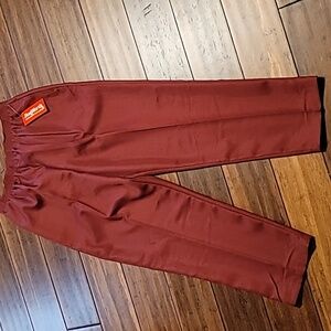 Bon Worth dark red pants size petite L